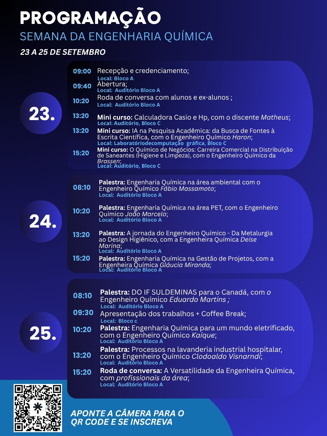 Programação feed