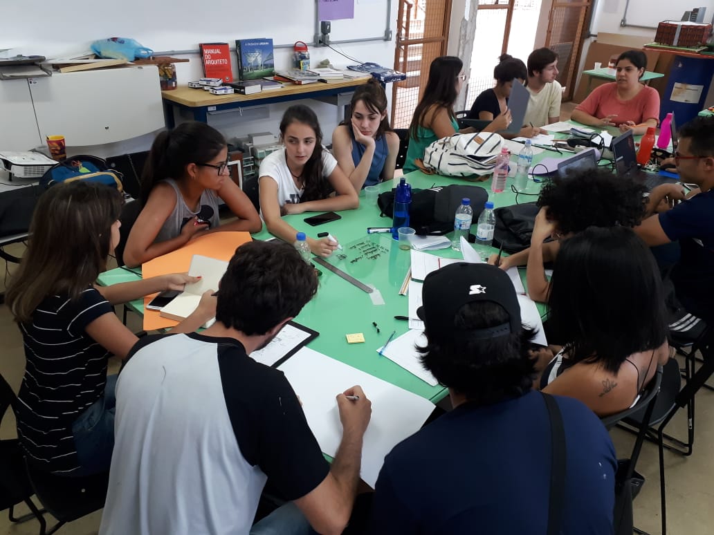participantes do curso Fic de arquitetura e paisagismo