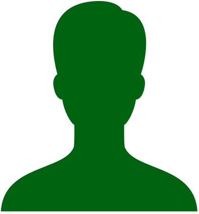 symbole masculin icone l utilisateur vert