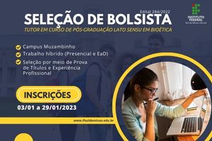 Edital 284/2022 Tutor presencial