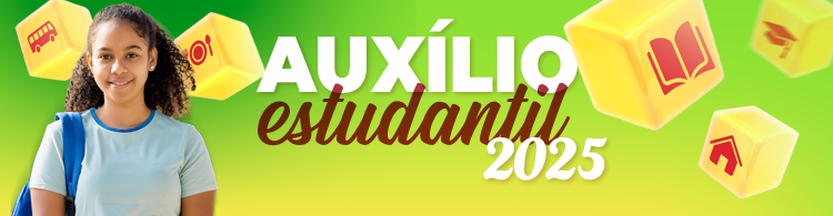 Aberto edital  para inscrição no Programa Auxílio Estudandil (PAE) de 2025.