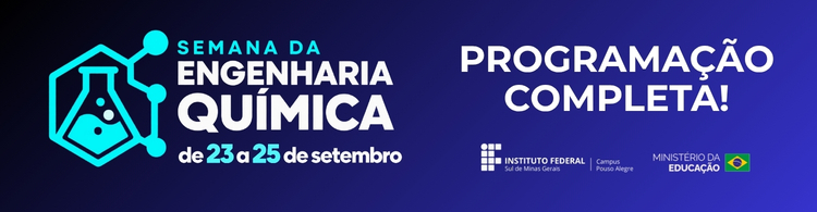 Confira a programação da Semana de Engenharia Química de 2026.