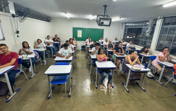Aulão profissional inspira alunos