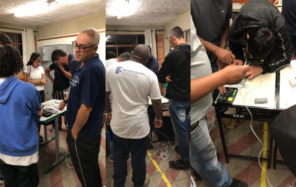 Alunos de Barbacena colocam em prática conhecimentos do curso de Sistemas Eletrônicos de Segurança