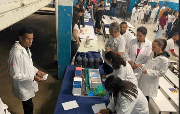 Apresentação na Feira de Ciências