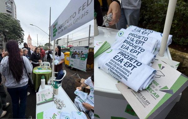 Projeto EJA-EPT participa de ação comunitária em Pouso Alegre
