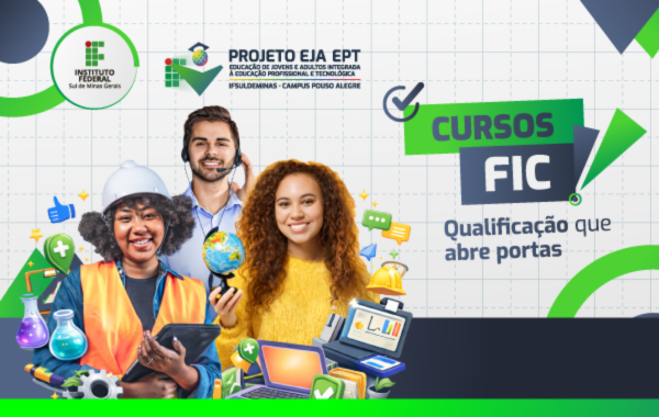 Busca por qualificação profissional aumenta e inscrições destacam-se nos cursos do Campus Pouso Alegre