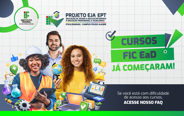 Sua jornada para os Cursos FIC EaD já começou! Saiba como iniciar seus estudos